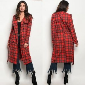 ❤HP❤ Cute plaid jacket